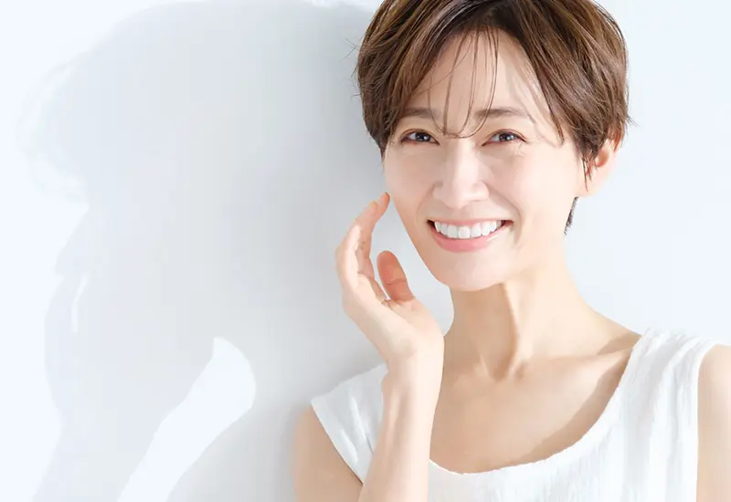 透明感のある自然な見た目