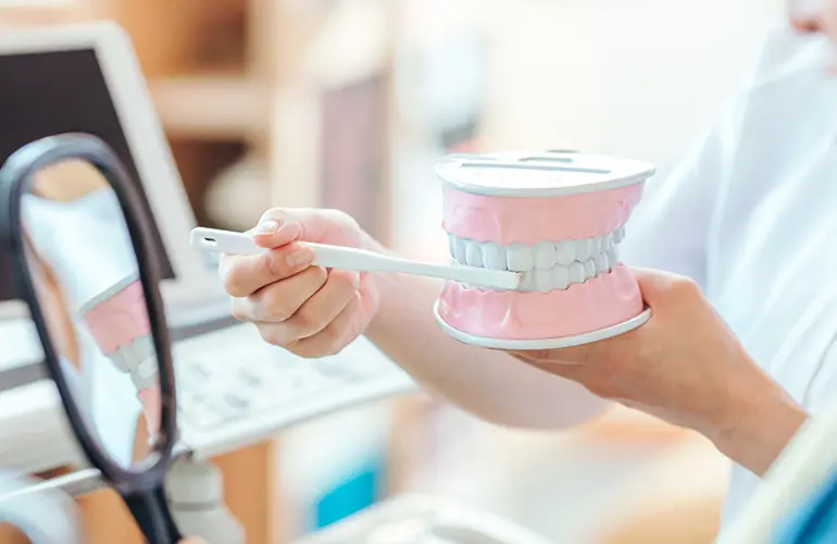 ブラッシング指導